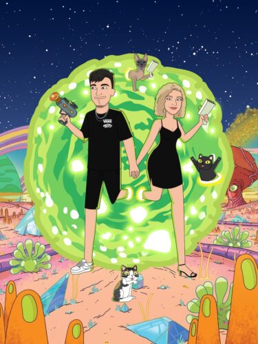 Portrait Rick & Morty Personnalisé photo review