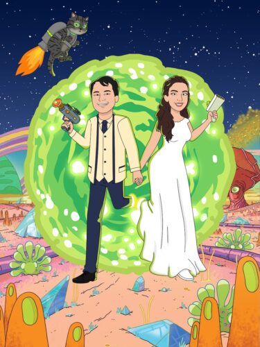 Portrait Rick & Morty Personnalisé photo review