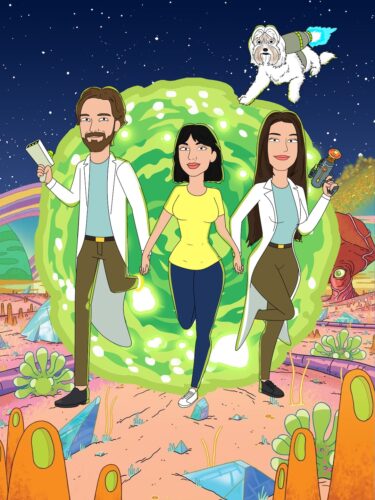 Portrait Rick & Morty Personnalisé photo review