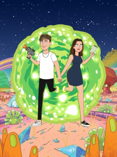 Portrait Rick & Morty Personnalisé photo review