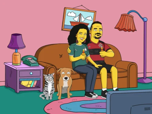 Portrait Simpson Personnalisé photo review