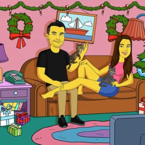 Portrait Simpson Personnalisé