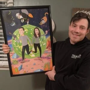 Portrait Rick & Morty Personnalisé photo review